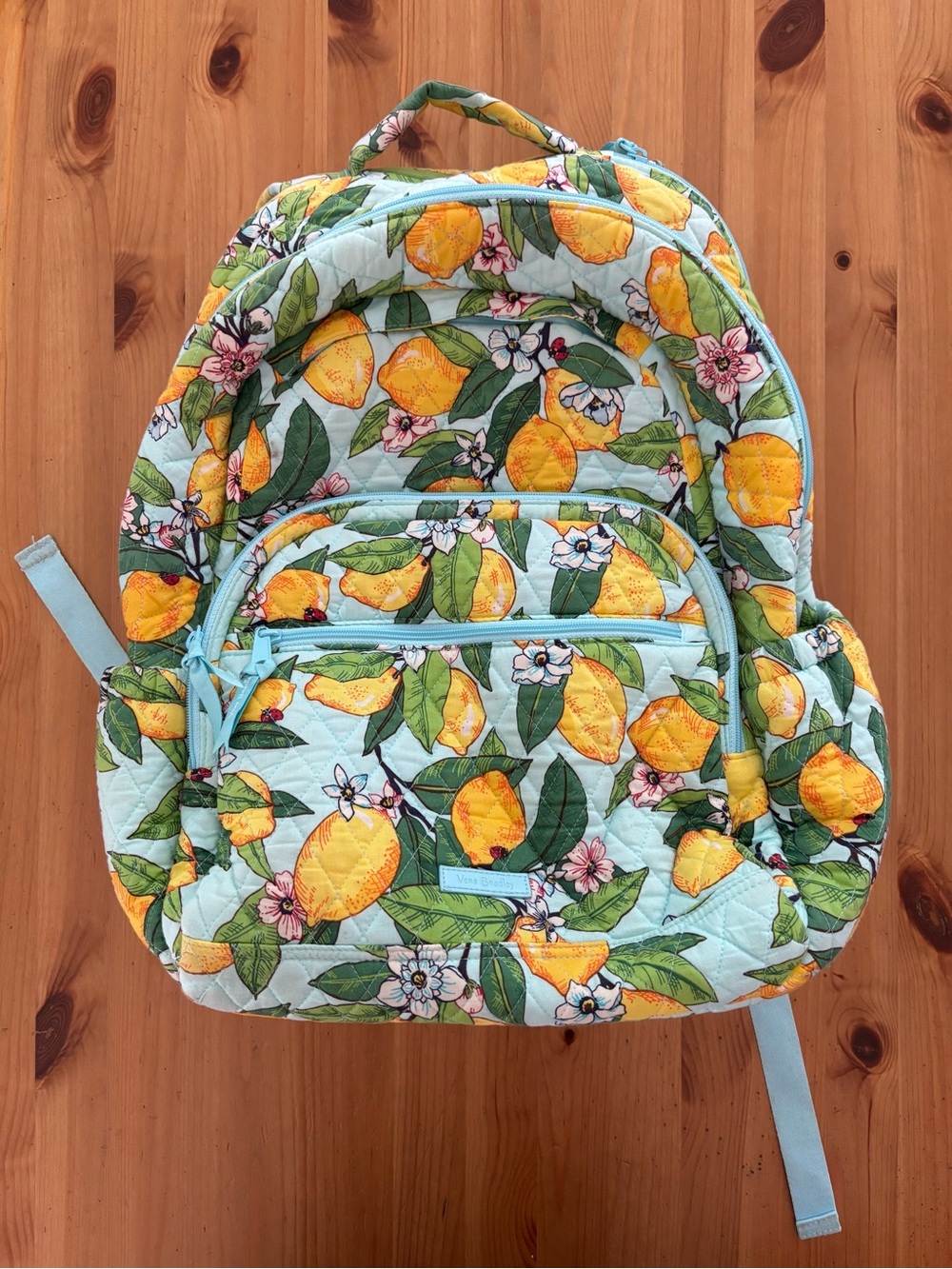 Vera Bradley Essential Backpack Lemon Grove Print